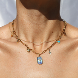 Charmed Evil Eye Necklace Gold