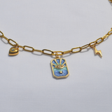 Charmed Evil Eye Necklace Gold