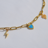 Charmed Evil Eye Necklace Gold