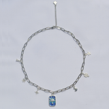 Charmed Evil Eye Necklace Silver