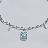 Charmed Evil Eye Necklace Silver