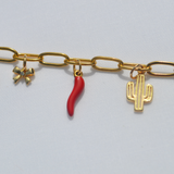 Liora Charm Bracelet Gold