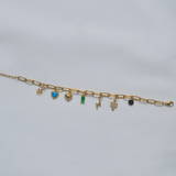 Astra Charm Bracelet Gold