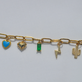 Astra Charm Bracelet Gold