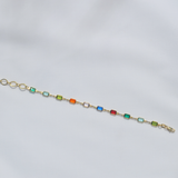 Zadie Coloured Bracelet Gold