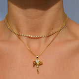 Elara Tennis Necklace