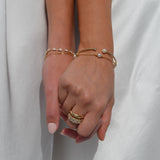 Charlie Pearl Bracelet in Gold