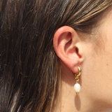 Layla Pearl Earrings in Gold